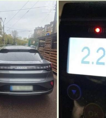 В Киеве мужчина заявил об угоне Zeekr, а получил протокол за вождение в нетрезвом виде