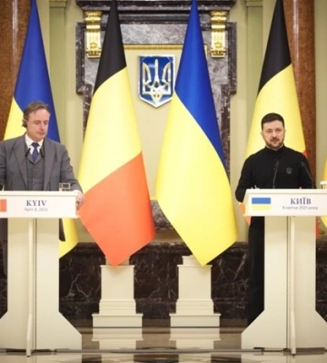Візит прем’єра Бельгії до Києва, ЗСУ взяли у полон громадян Китаю. Головне за 8 квітня