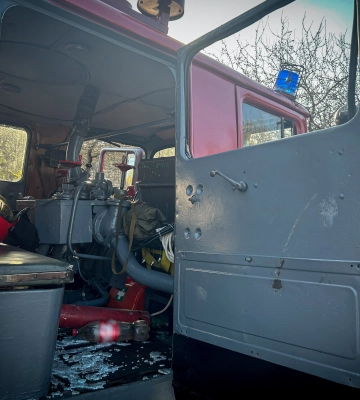 У Глухові рашисти атакували пожежний автомобіль (відео)
