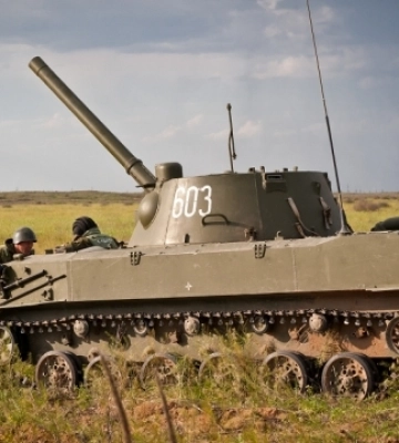 На Харківщині Сили оборони знищили ворожу САУ «Нона»