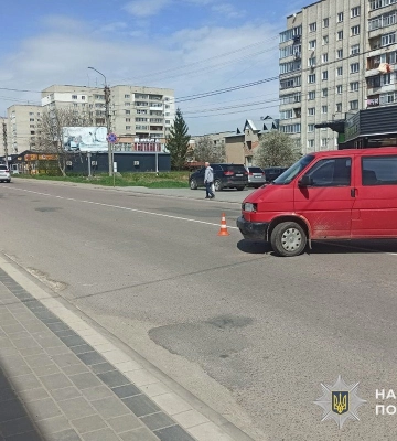 Через ДТП у Дрогобичі травмувався мотоцикліст