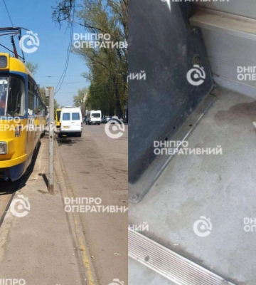 У Дніпрі в трамваї знайшли гранату: пасажирів евакуюють (Фото)