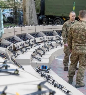 Громада Києва передала 1100 дронів різних типів 27 бригаді Нацгвардії