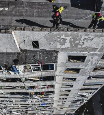 Зеленський звернувся до партнерів після російських ударів по Харкову