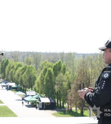 Поліцейські патрюлюватимуть вулиці Запоріжжя за допомогою дронів