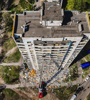 У Харкові закінчились аварійно-рятувальні роботи після російського ракетного удару