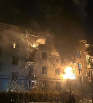 В Краматорске &quot;шахед&quot; разбил жилой дом: пострадали люди (видео)