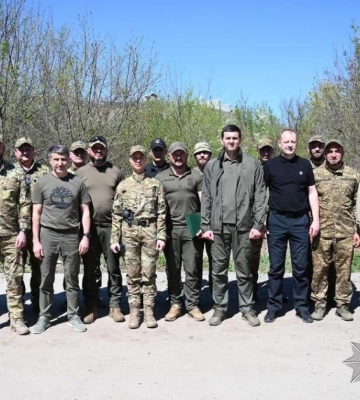 У зоні бойових дій нагородили закарпатських поліцейських