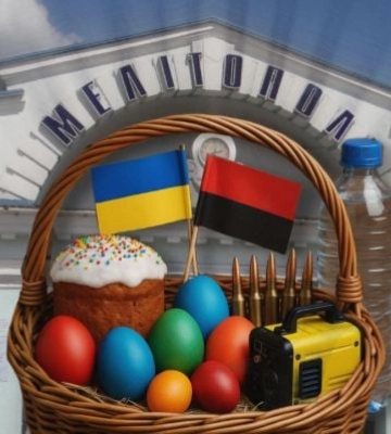 «Флаг Украины и патроны для наших солдат». Что бы запорожцы передали в оккупированный Мелитополь в пасхальной корзине&amp;hellip;
