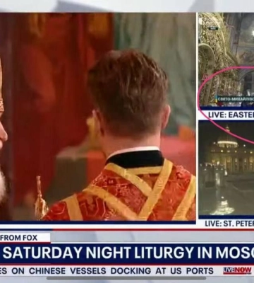 Fox News транслював богослужіння з Путіним у Москві і позначив Київ російським містом