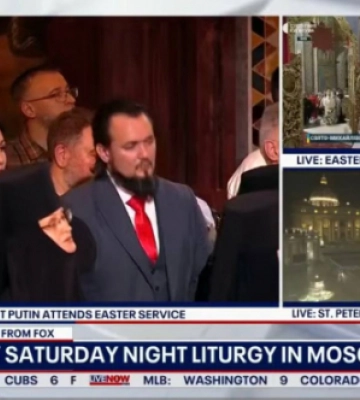 Fox News показав богослужіння з москви та назвав Київ частиною росії