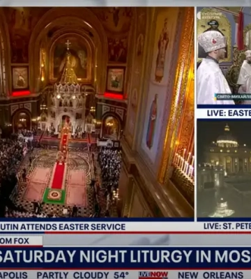 Телеканал Fox News під час трансляції Великодніх богослужінь позначив Київ як російське місто 