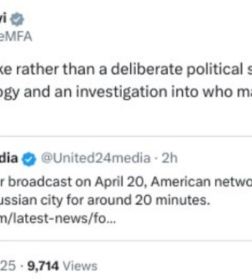 FoxNews назвав Київ «російським» під час трансляції великодніх богослужінь — МЗС вимагає вибачень