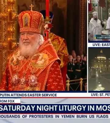 Телеканал Fox News під час трансляції Великодніх богослужінь назвав Київ російським містом