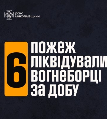 20 квітня підрозділи ДСНС шість разів залучались до ліквідації пожеж