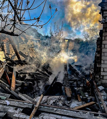 Зранку російський обстріл спричинив масштабну пожежу в Куп’янську на Харківщині