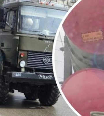 В оккупированной Керчи заметили перевозку российских ракет В оккупированной Керчи заметили перевозку российских ракет