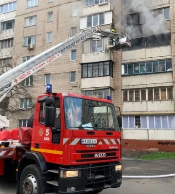 У Дарницькому районі під час пожежі загинув чоловік