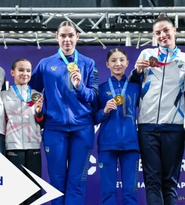 Збірна України зі спортивної акробатики здобула 13 нагород на чемпіонаті Європи Збірна України зі спортивної акробатики здобула 13 нагород на чемпіонаті Європи
