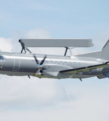 Над Львовщиной заметили самолёт ДРЛО Saab 340 ASC 890