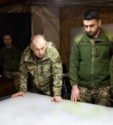 Сырский посетил военные бригады на Сумщине