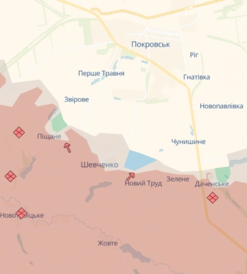 Окупанти відступають із західних околиць Покровська — в ОСУВ «Хортиця» назвали причину
