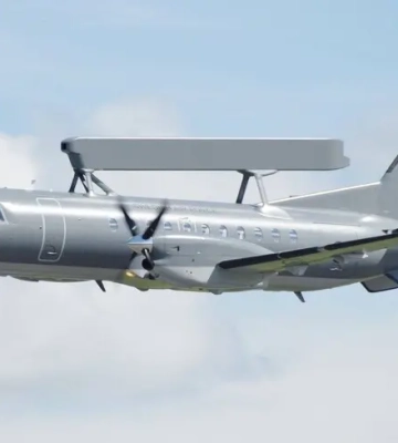 Над Львовщиной заметили самолёт ДРЛО Saab 340 ASC 890