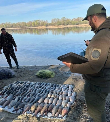 Черкащанин незаконно виловив понад 100 рибин