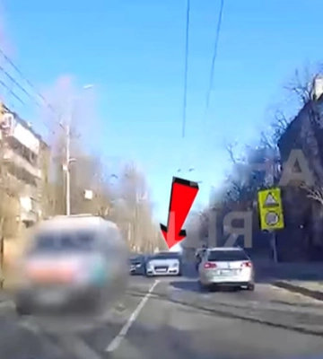 У Києві покарали водія Audi, який проїхався по зустрічній смузі — відео