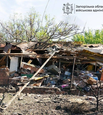 Росіяни за добу понад 550 разів били по Запорізькій області