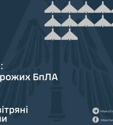 Россияне запустили по Украине более полусотни дронов: сколько сбило ПВО и какие регионы пострадали
