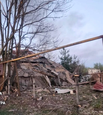 Российская авиация дважды за сутки бомбила село на Харьковщине
