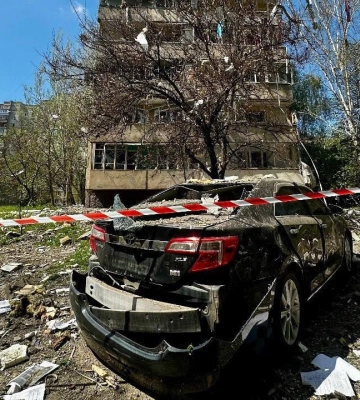 Во время удара российских войск по Запорожью пострадали двое детей