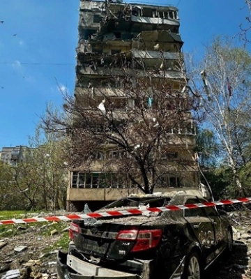 В Запорожье 15 пострадавших в результате атаки РФ