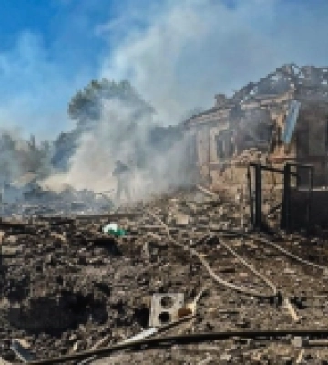 У Куп’янську після масованого авіаудару росіян постраждали цивільні