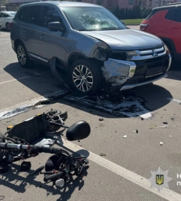 У Черкасах водій збив електросамокатиста: постраждалого госпіталізували