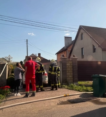 У Луцьку на вулиці Городецькій - пожежа (ФОТО)