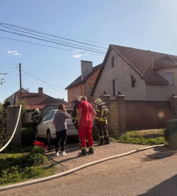 У Луцьку на вулиці Городецькій - пожежа (ФОТО)