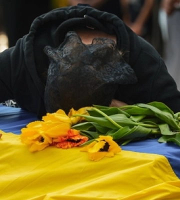 На Волині попрощалися із молодим захисником «Азовсталі» Сергієм Дишком 