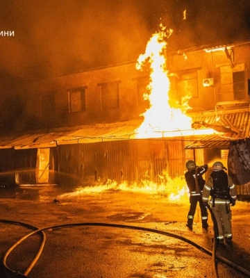 Російські безпілотники завдали ударів по Харкову та підприємствах Полтави