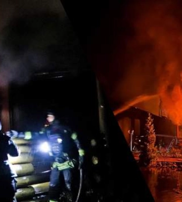 У Київській області внаслідок атаки Росії горів готельний комплекс
