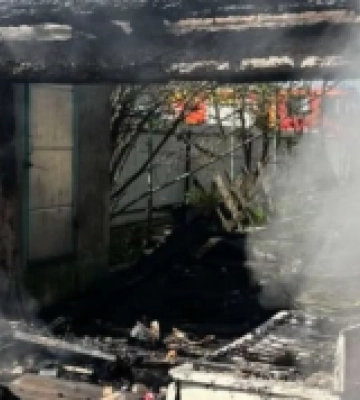 У Вонігові на Тячівщині рятувальники виїжджали на ліквідацію пожежі в гаражі