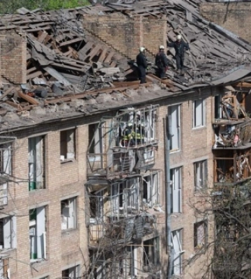 У Києві внаслідок удару РФ пошкоджені щонайменше 25 будинків