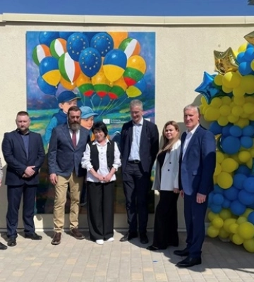На Одещині в присутності іноземної делегації відкрили перше антирадіаційне бомбосховище