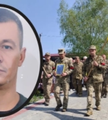 На Рожищенщині попрощалися із захисником України Дем&#039;яном Мельничуком. ФОТО