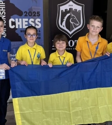 Юні українські шахісти здобули дві нагороди на чемпіонаті світу