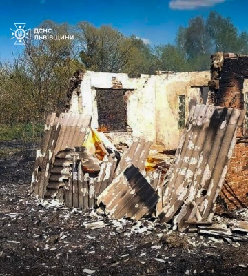 На Львівщині у пожежі загинув чоловік