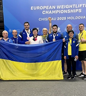 Важкоатлети з Донеччини здобули медалі на чемпіонаті Європи в Кишиневі