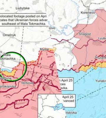 ЗСУ відкинули росіян на Запоріжжі, ворог просунувся у Сумській області: огляд фронту від ISW