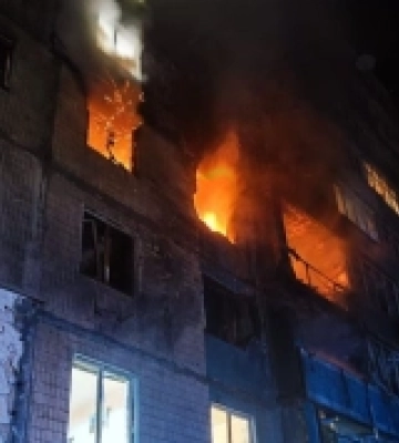 Нічна атака росіян на Кам&#039;янське: загинула людина, четверо постраждалих
